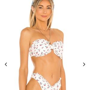 NWOT Lovers + Friends Willow Top in Red Cherries